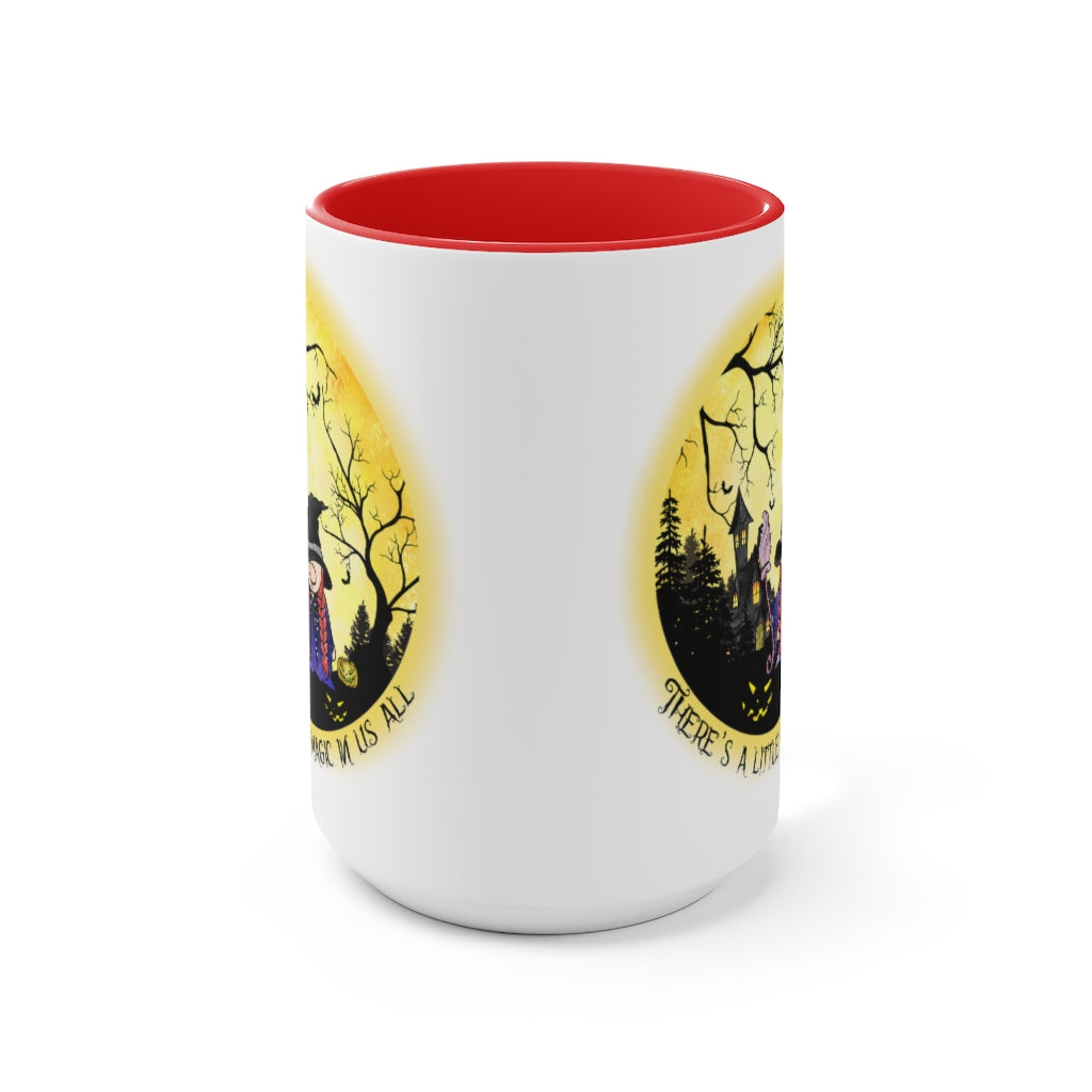 Two-Tone Coffee Mugs, 15oz