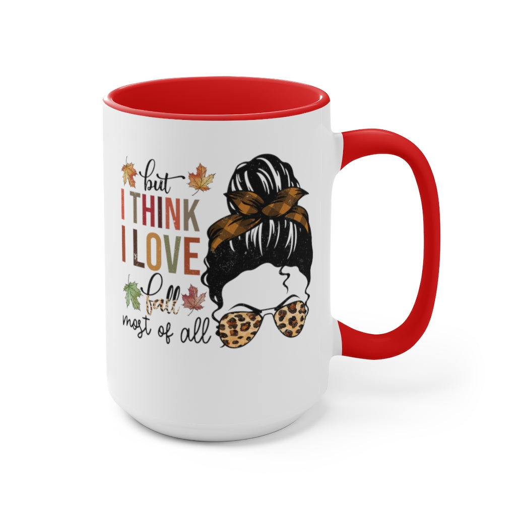 Two-Tone Coffee Mugs, 15oz