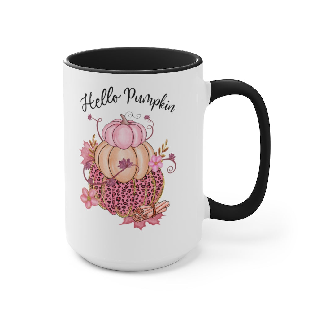 Two-Tone Coffee Mugs, 15oz