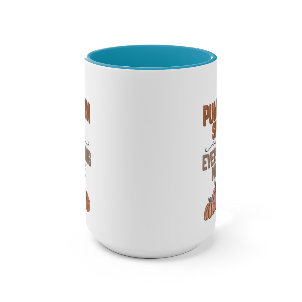 Two-Tone Coffee Mugs, 15oz