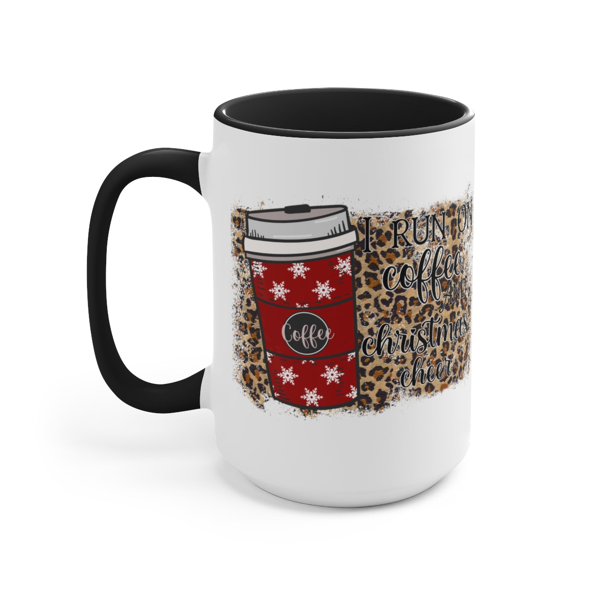 Two-Tone Coffee Mugs, 15oz
