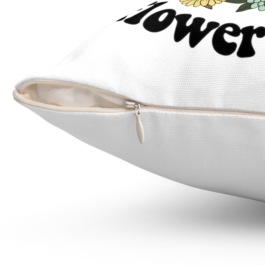 Spun Polyester Square Pillow