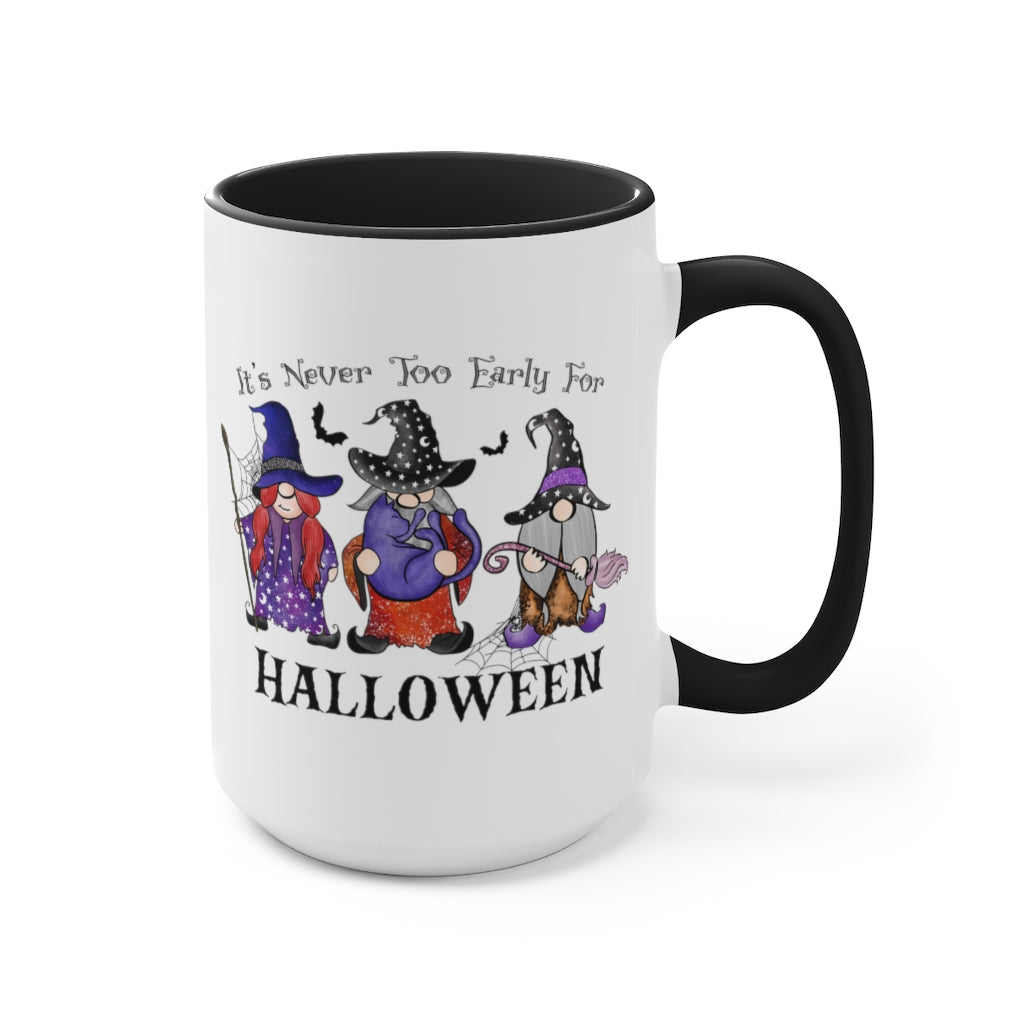 Two-Tone Coffee Mugs, 15oz