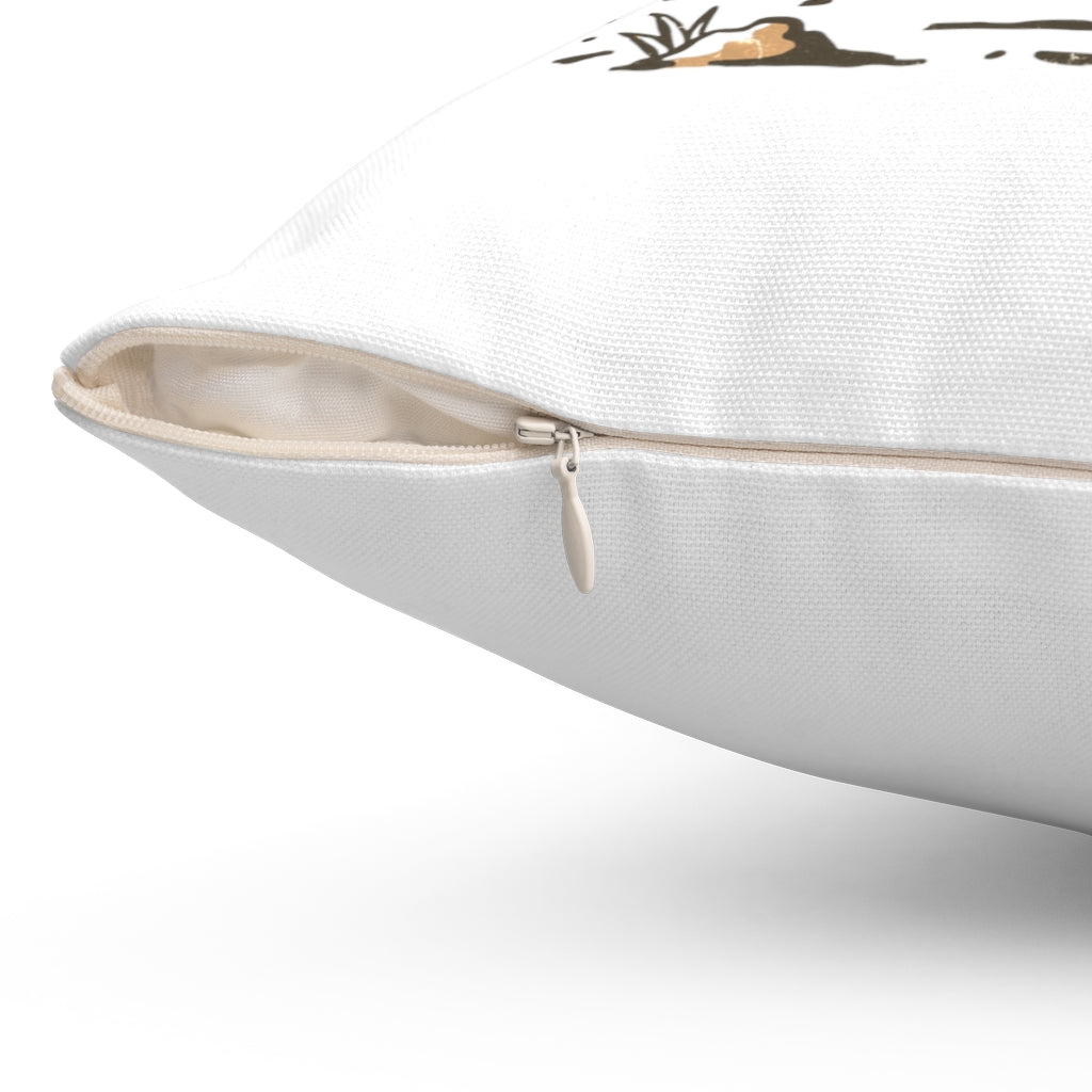 Spun Polyester Square Pillow