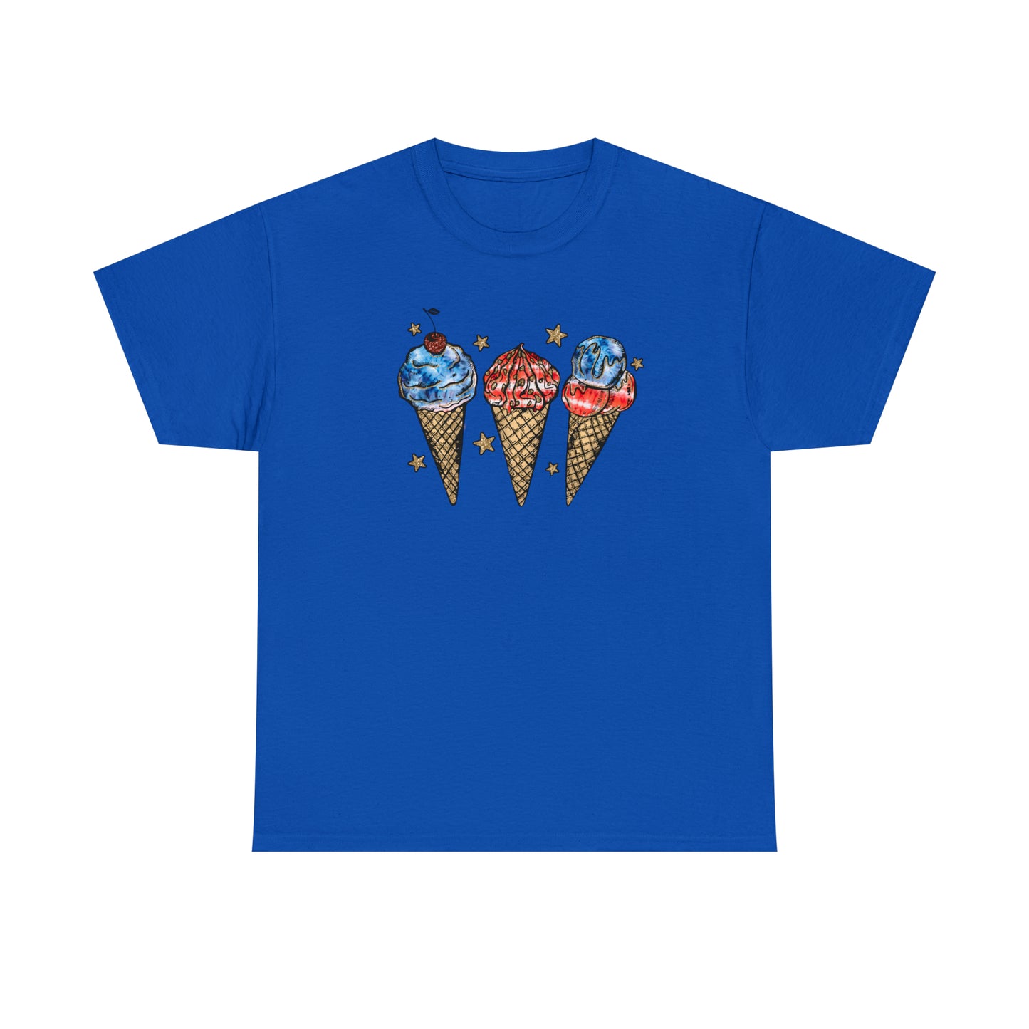American Ice Cream Cones Graphic Tee