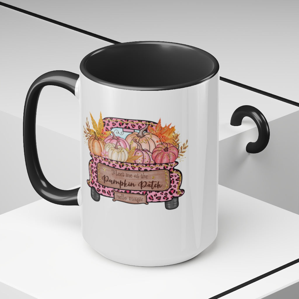 Two-Tone Coffee Mugs, 15oz