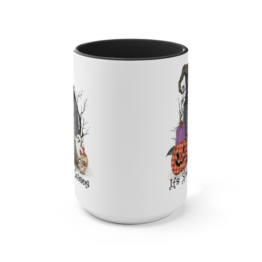 Two-Tone Coffee Mugs, 15oz