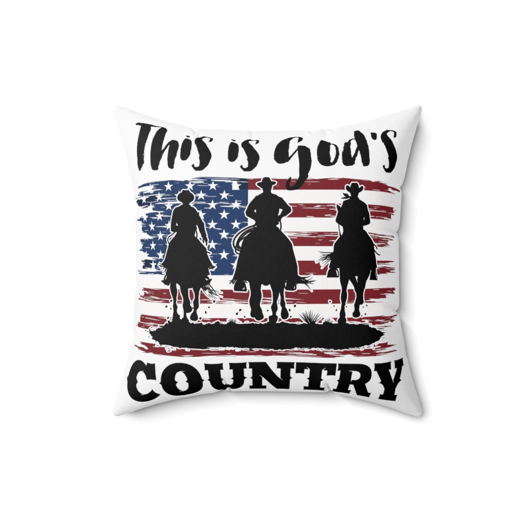 Spun Polyester Square Pillow