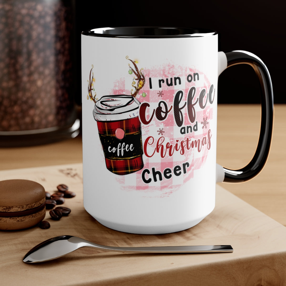 Two-Tone Coffee Mugs, 15oz