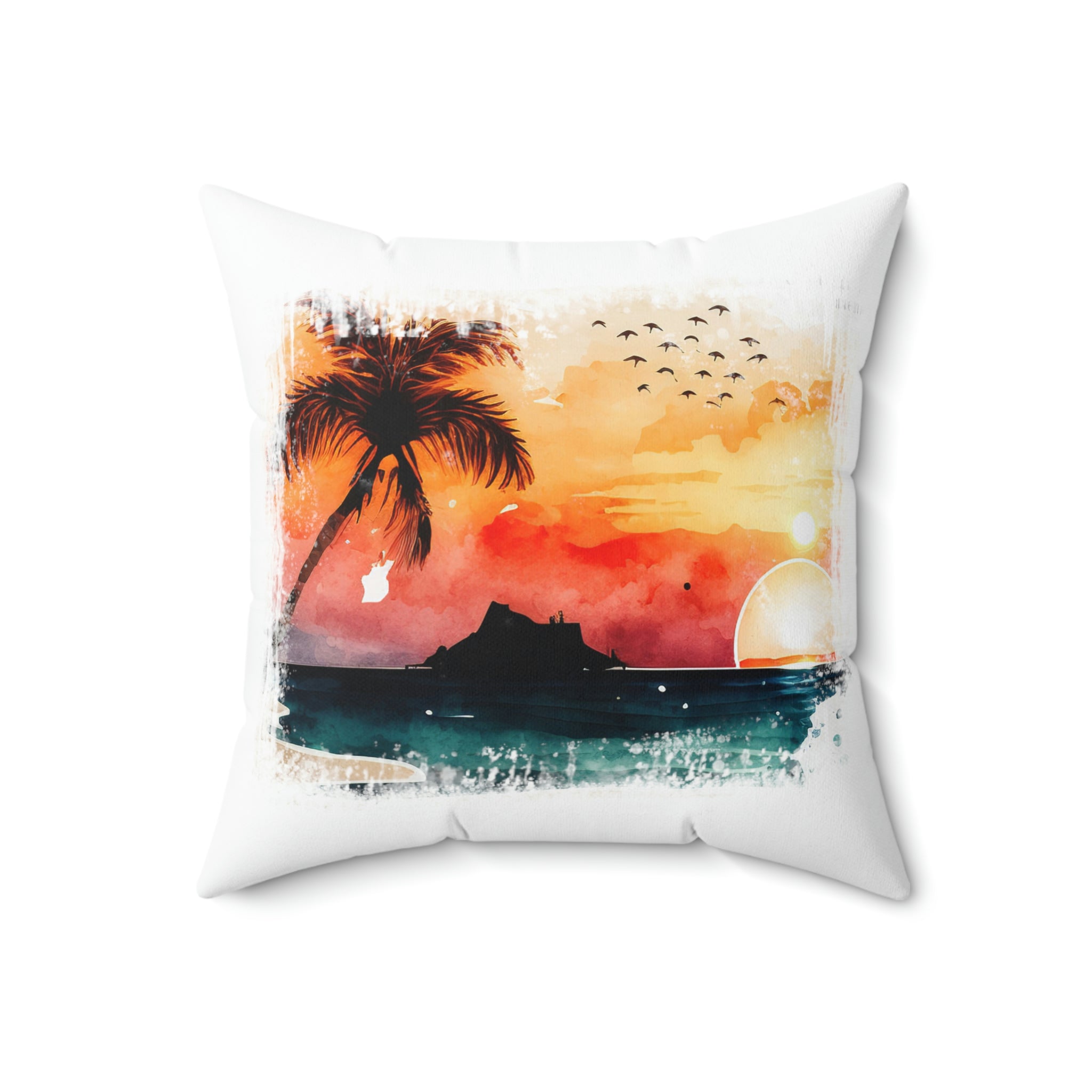 Spun Polyester Square Pillow