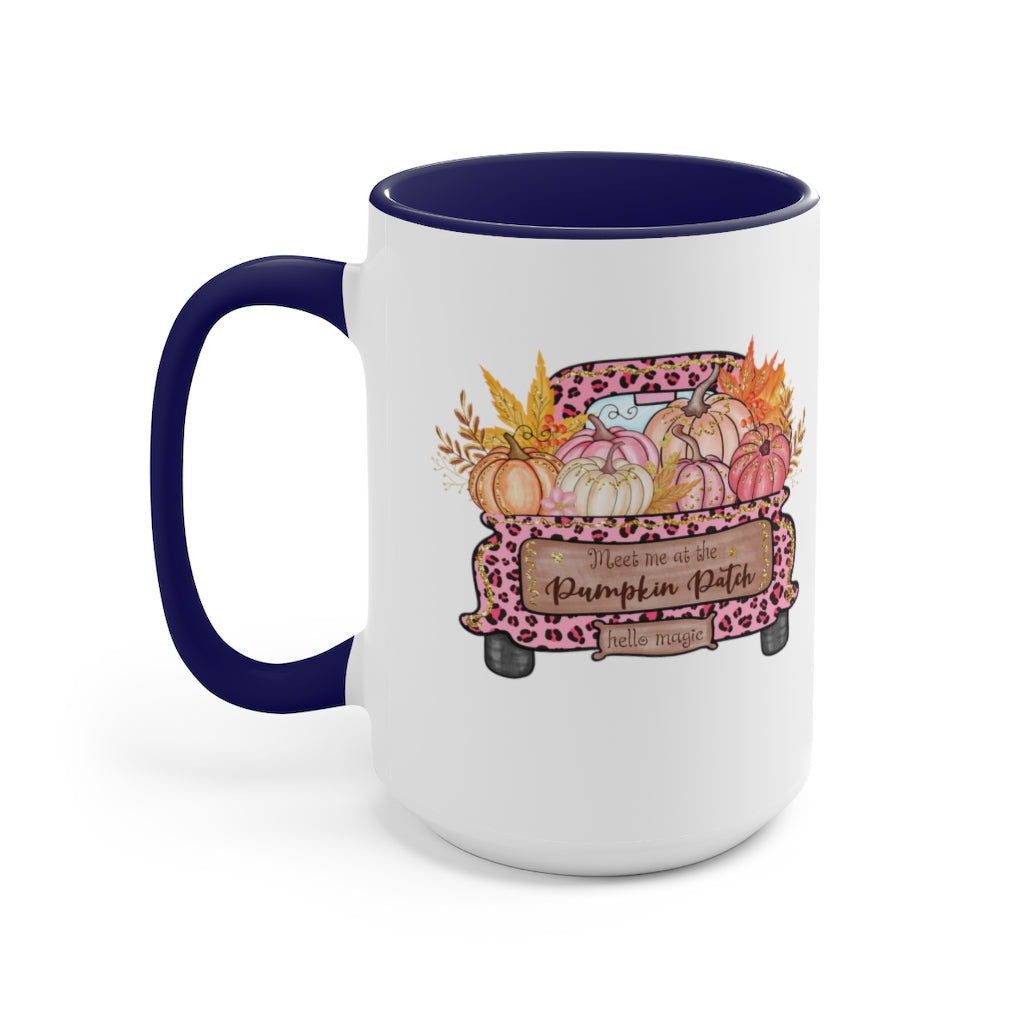 Two-Tone Coffee Mugs, 15oz