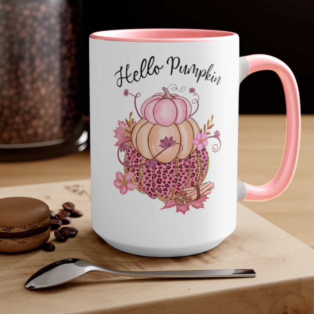 Two-Tone Coffee Mugs, 15oz