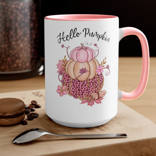 Two-Tone Coffee Mugs, 15oz