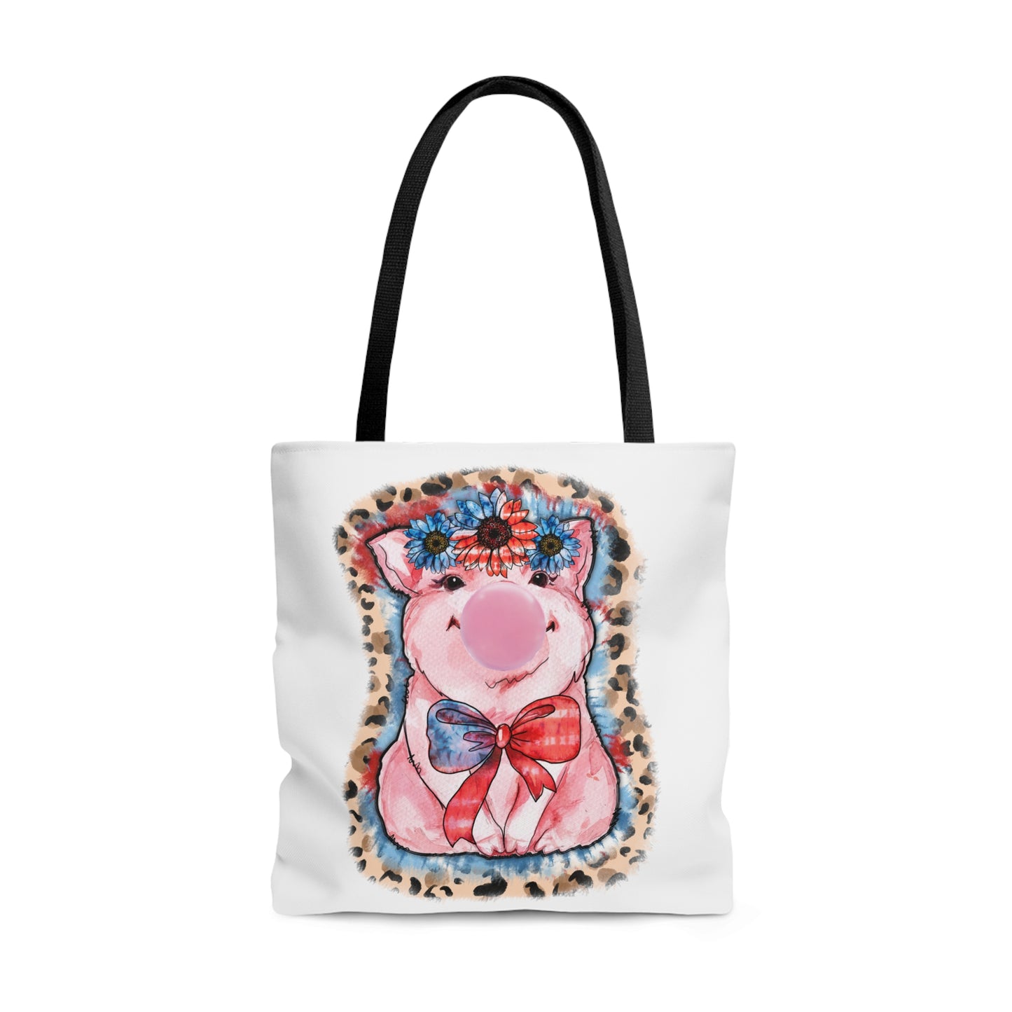 Fourth of July Pig Tote Bag
