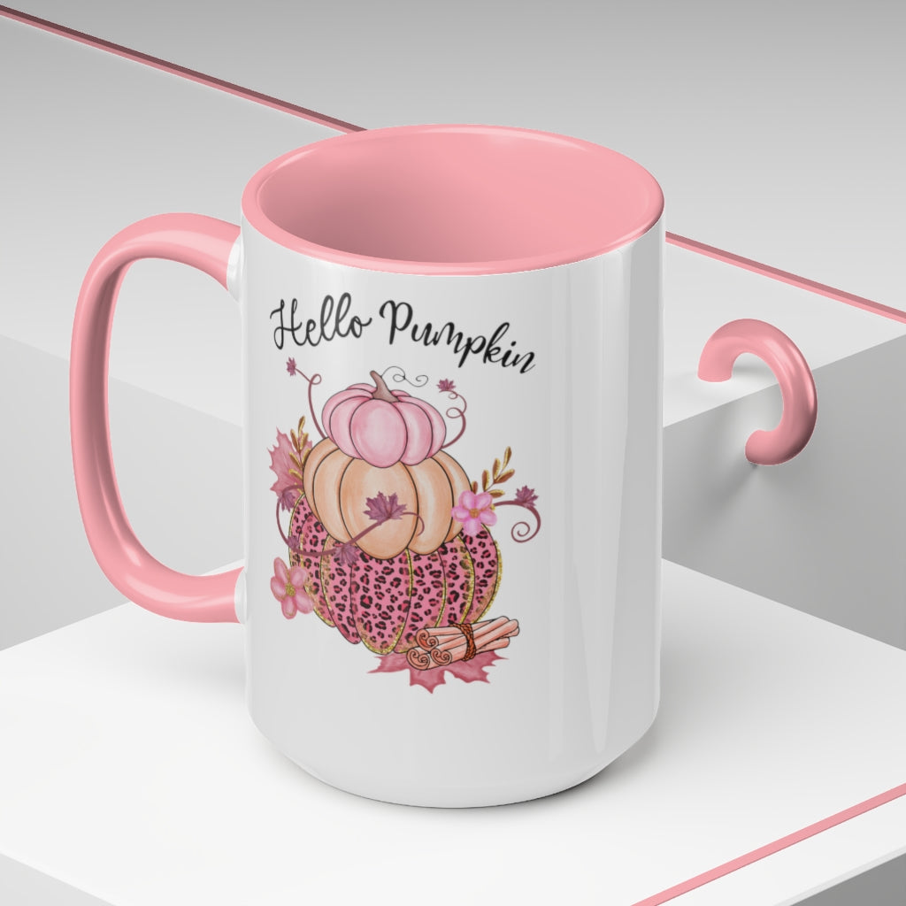 Two-Tone Coffee Mugs, 15oz