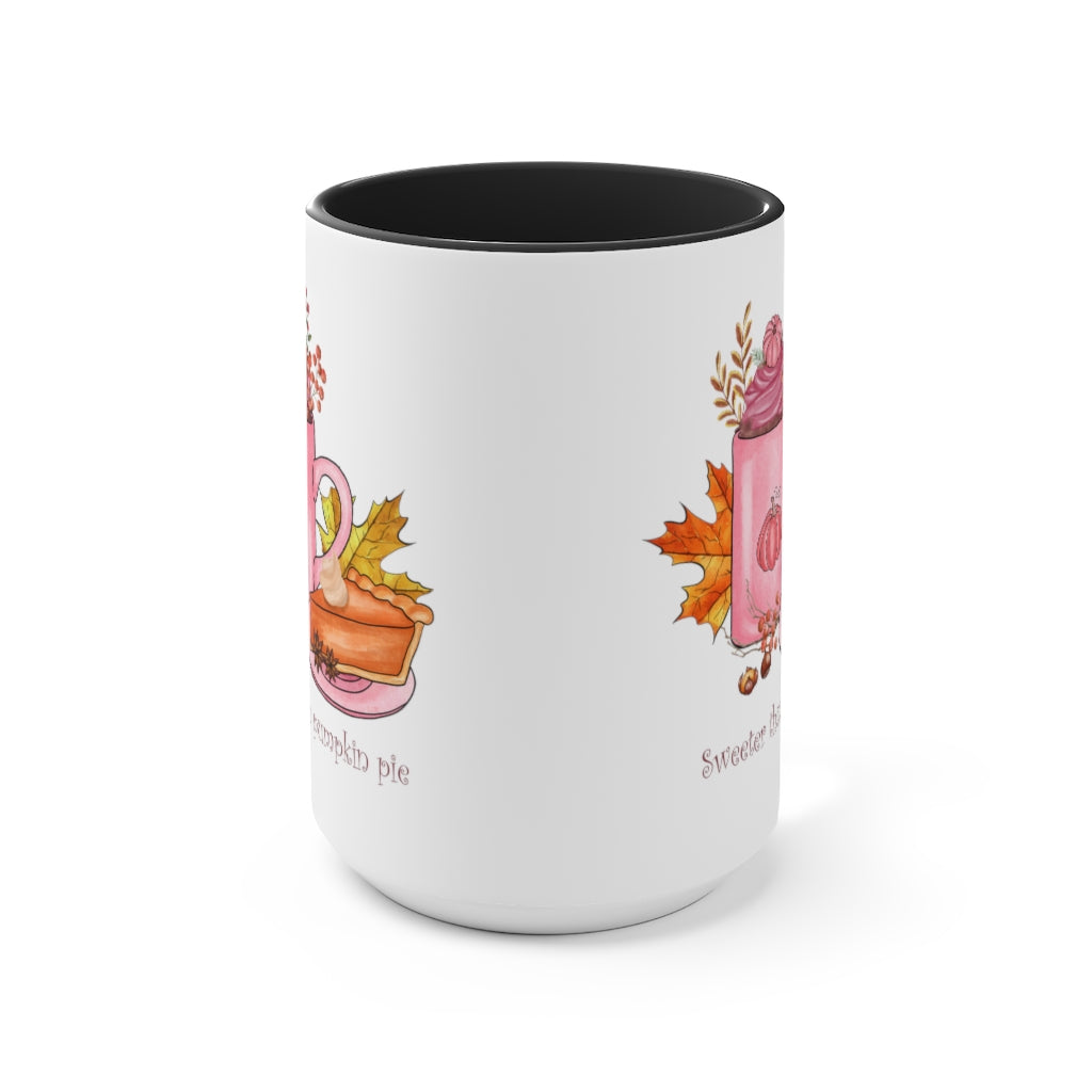 Two-Tone Coffee Mugs, 15oz