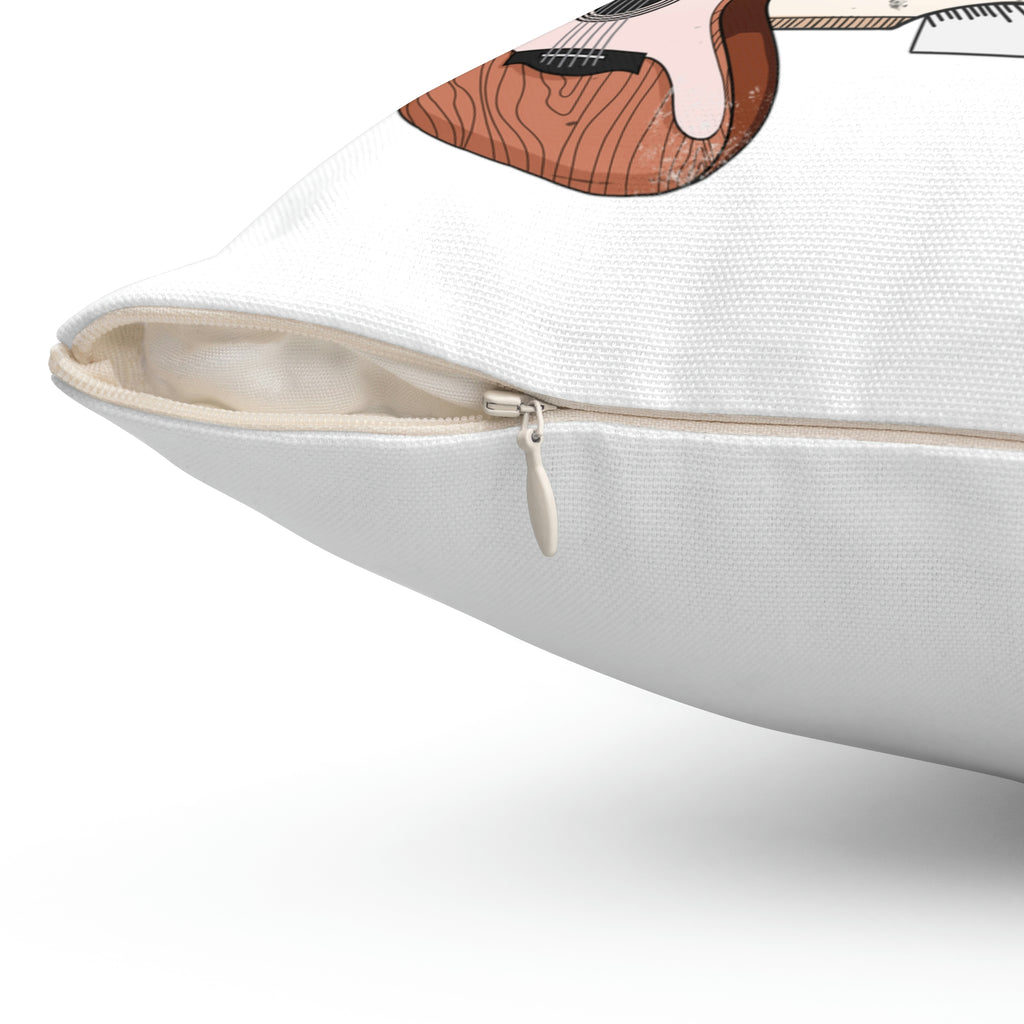 Spun Polyester Square Pillow