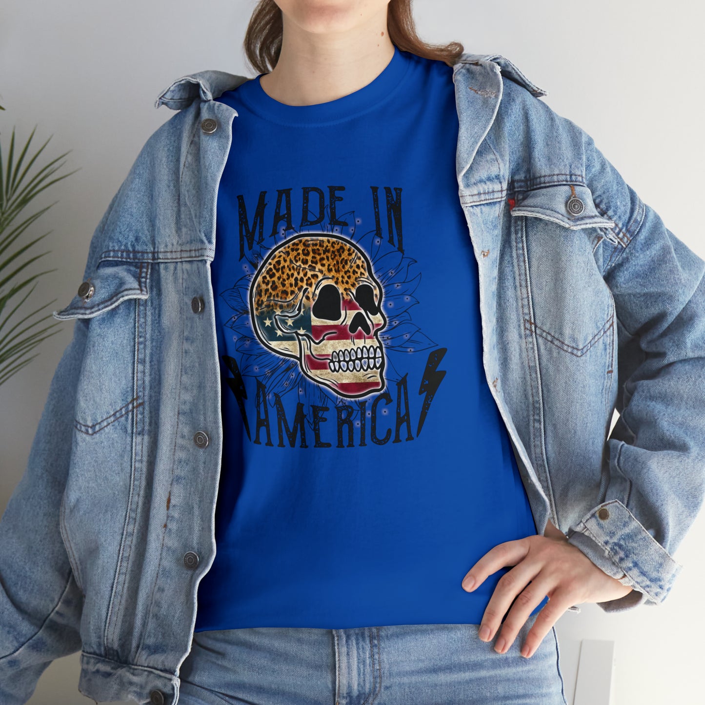 America Skull Graphic Tee