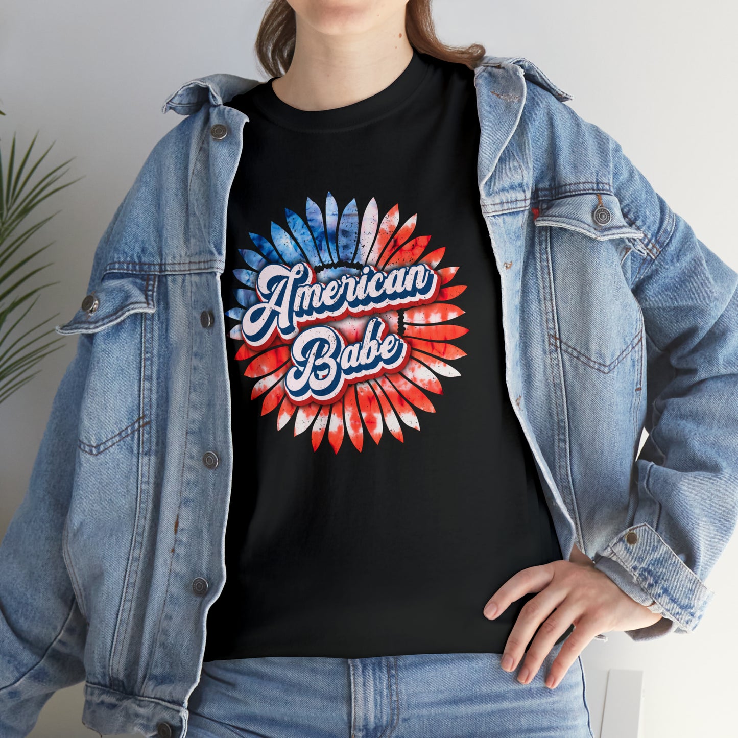 American Babe Patriotic Heavy Cotton Tee