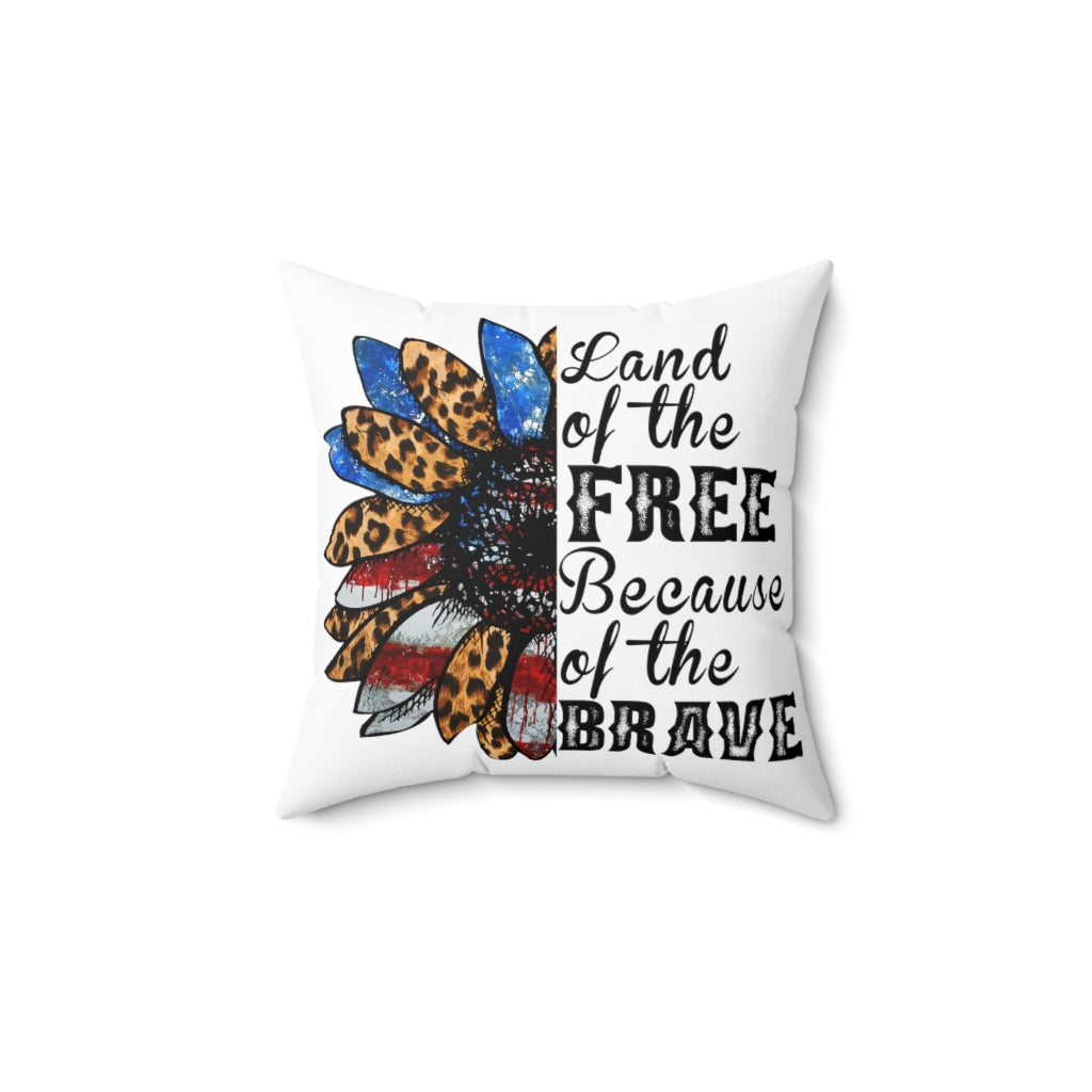 Spun Polyester Square Pillow