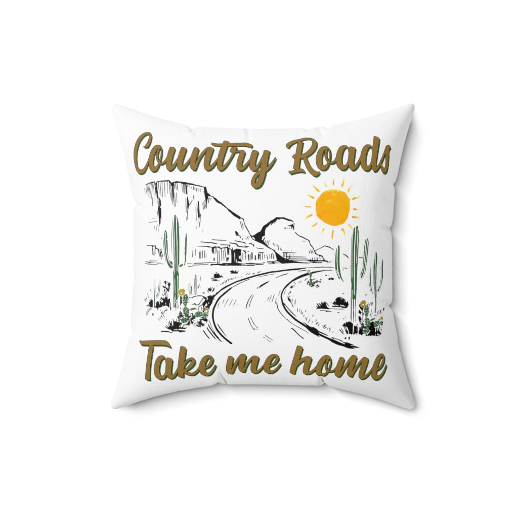 Spun Polyester Square Pillow