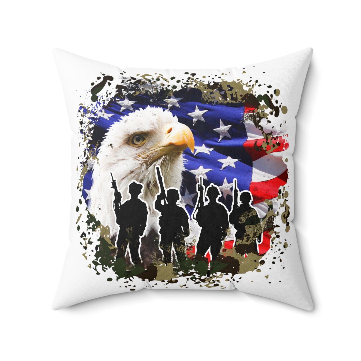 American Eagle Throw Pillow
