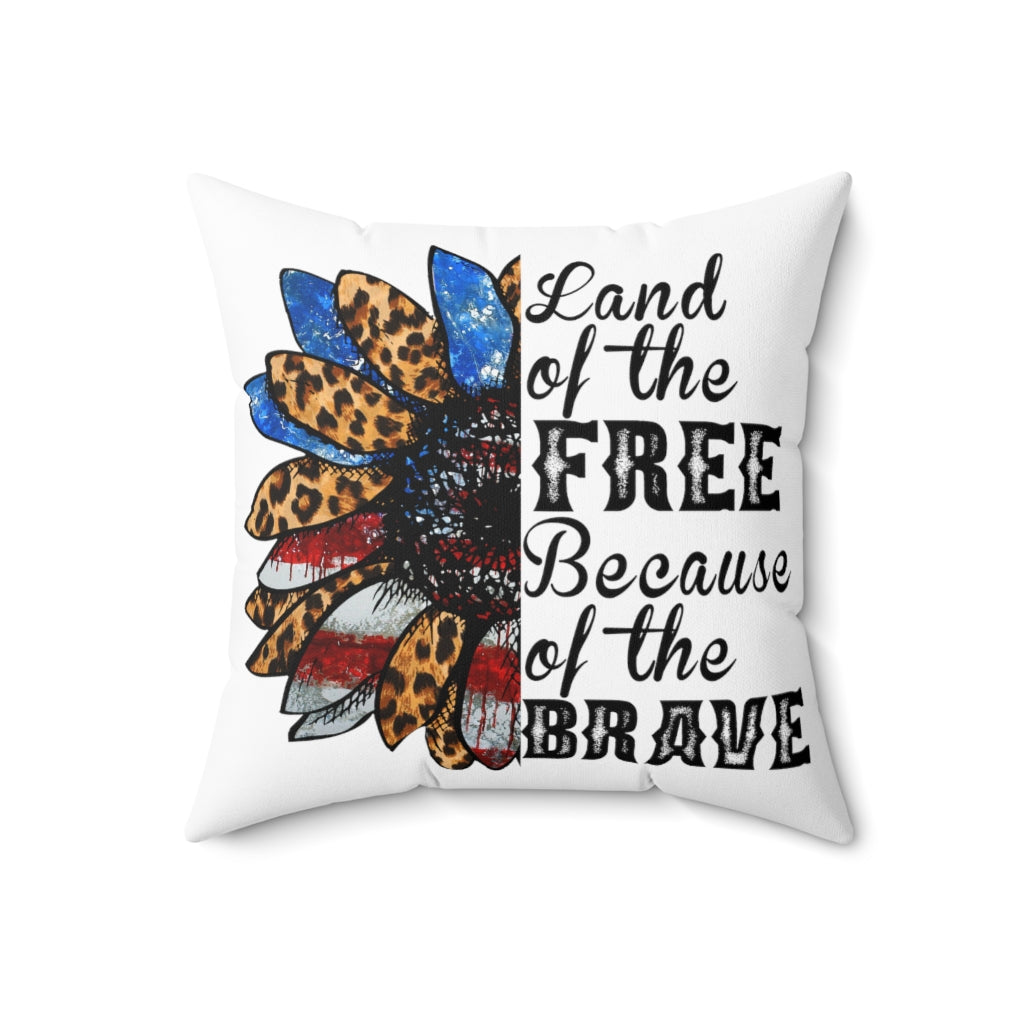 Spun Polyester Square Pillow