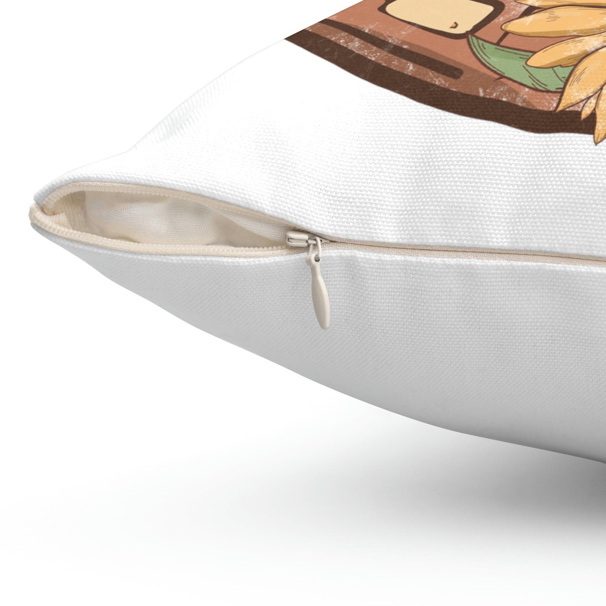 Spun Polyester Square Pillow