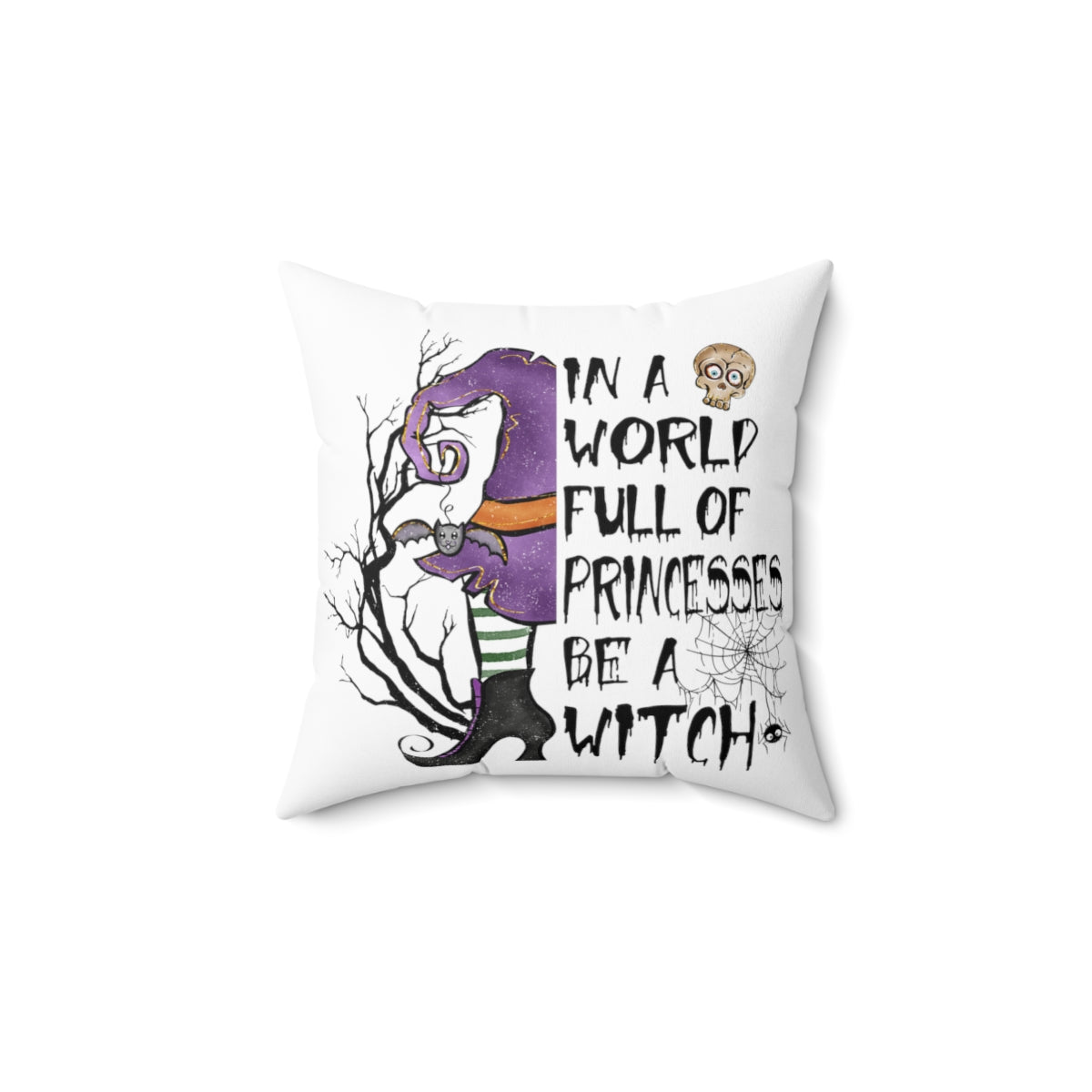 Spun Polyester Square Pillow