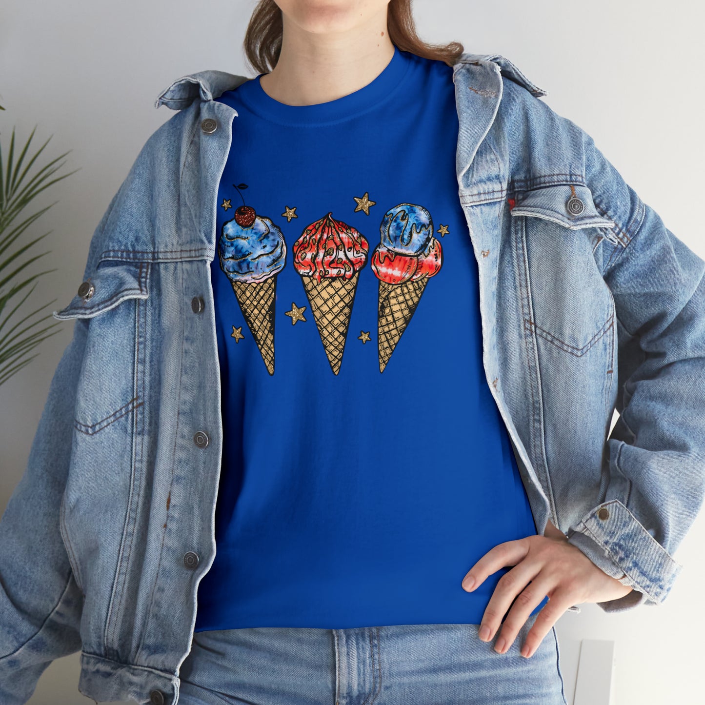 American Ice Cream Cones Graphic Tee