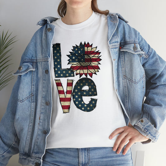 Made with Love & Freedom USA Heavy Cotton Tee