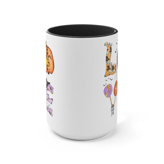 Two-Tone Coffee Mugs, 15oz