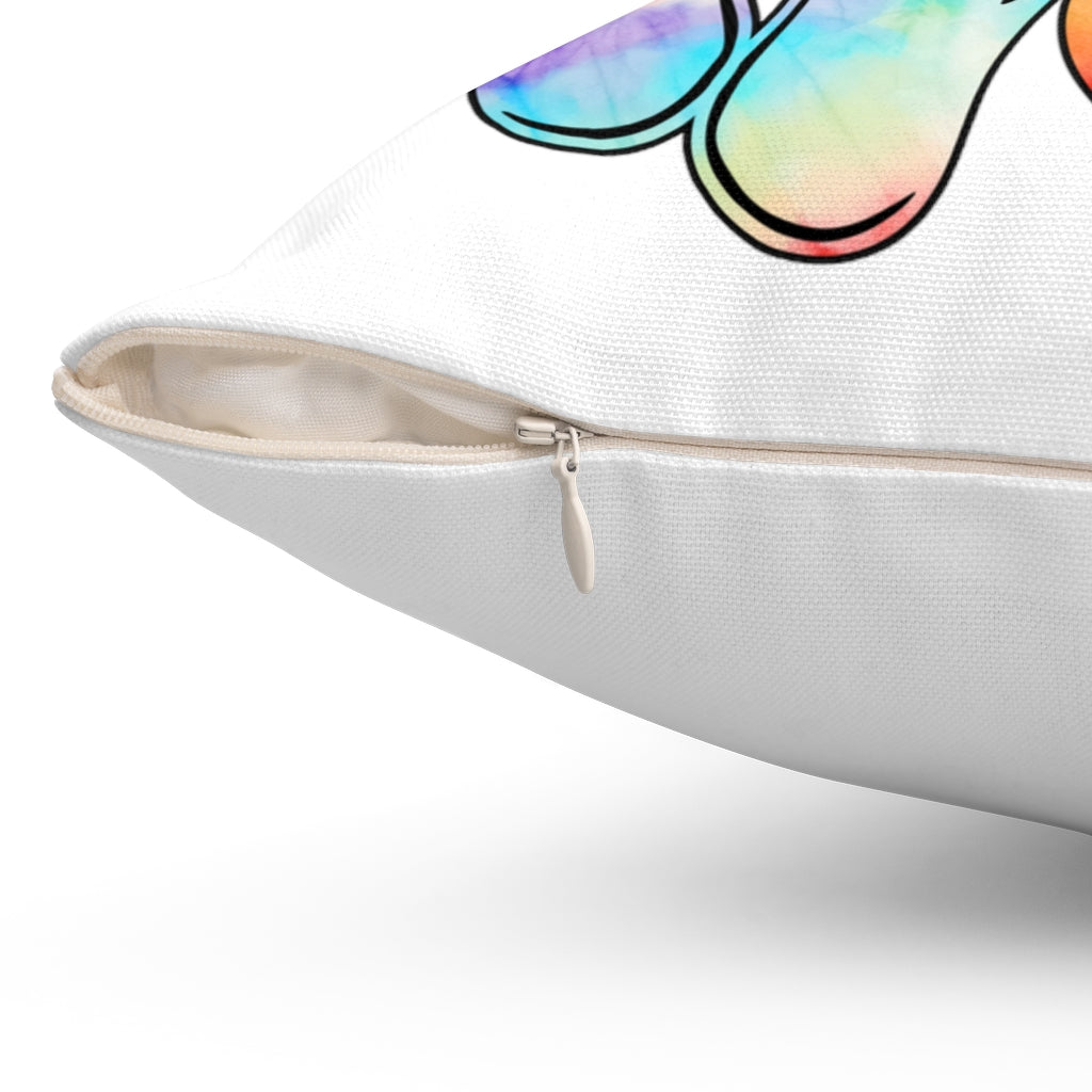 Spun Polyester Square Pillow