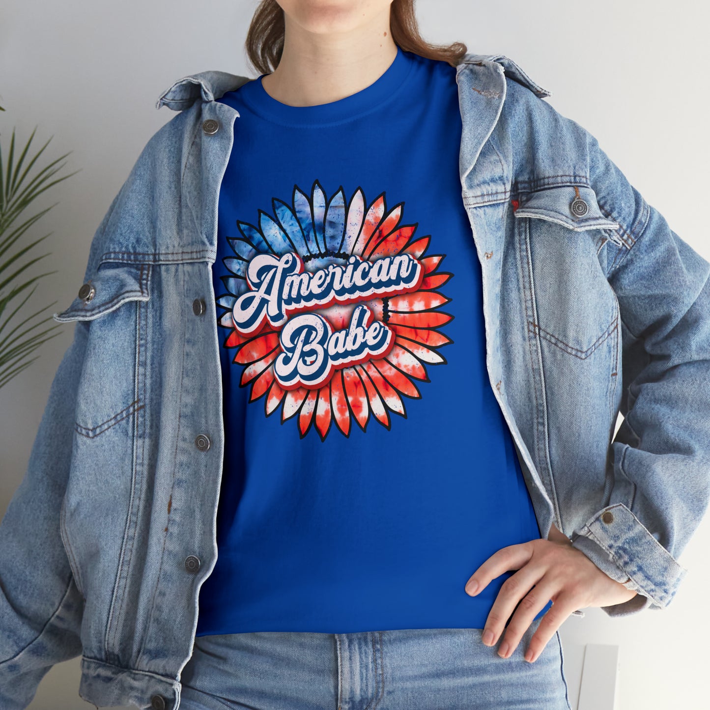 American Babe Patriotic Heavy Cotton Tee