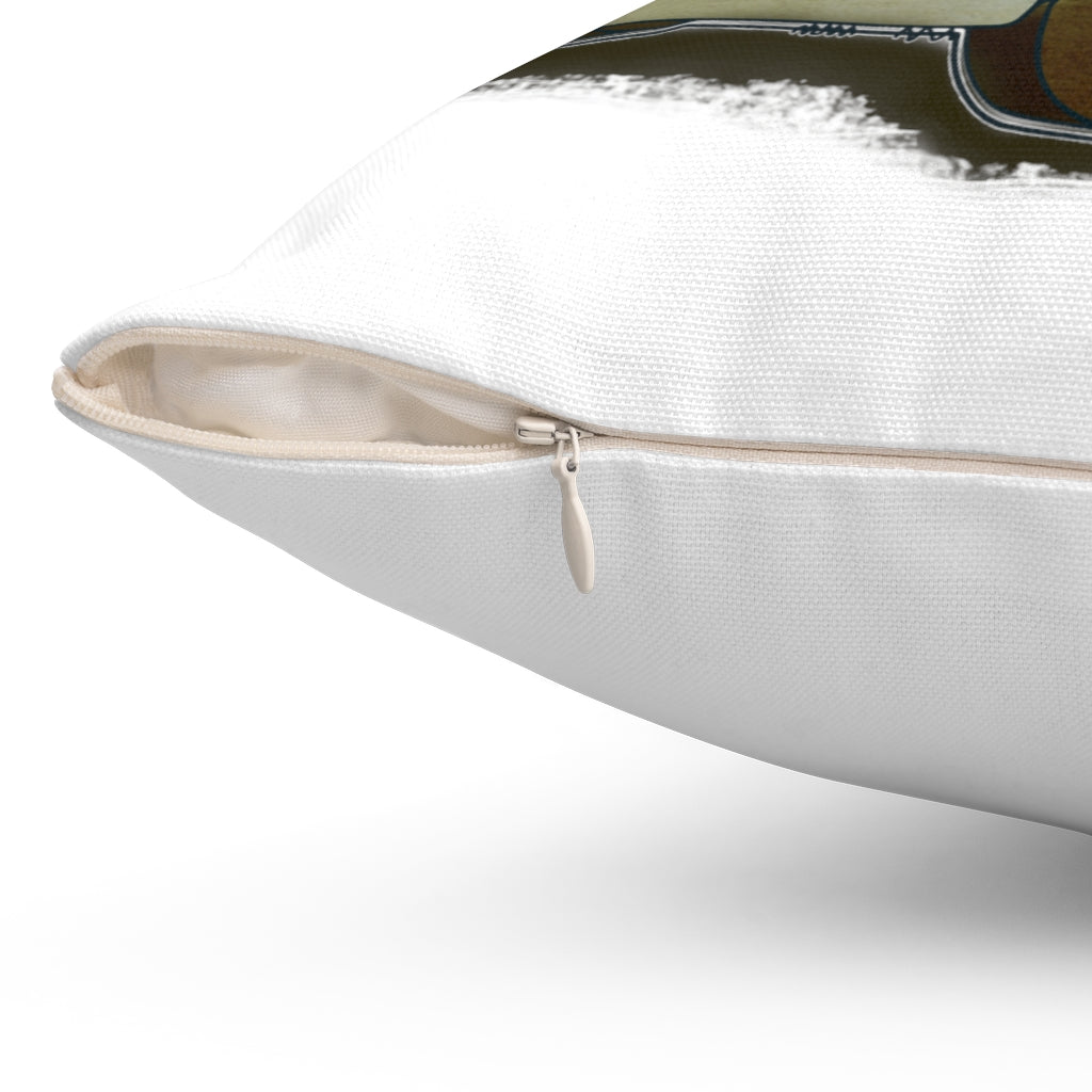 Spun Polyester Square Pillow