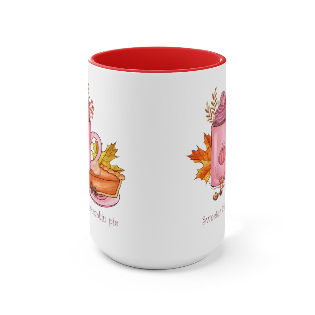 Two-Tone Coffee Mugs, 15oz