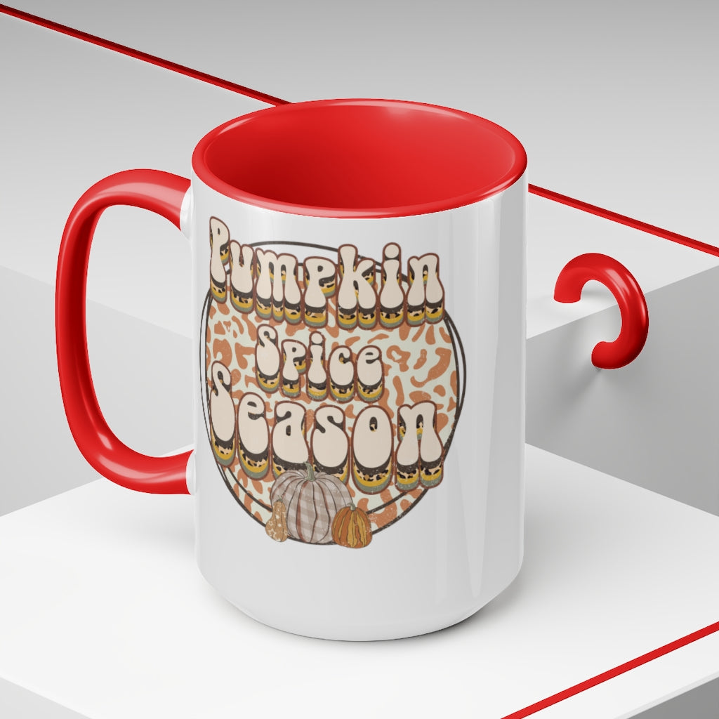 Two-Tone Coffee Mugs, 15oz