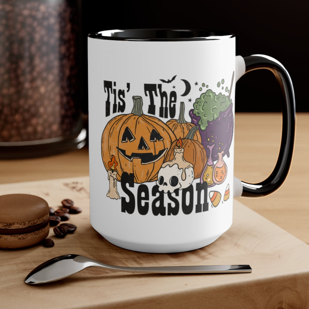 Two-Tone Coffee Mugs, 15oz