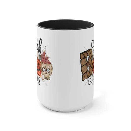Two-Tone Coffee Mugs, 15oz