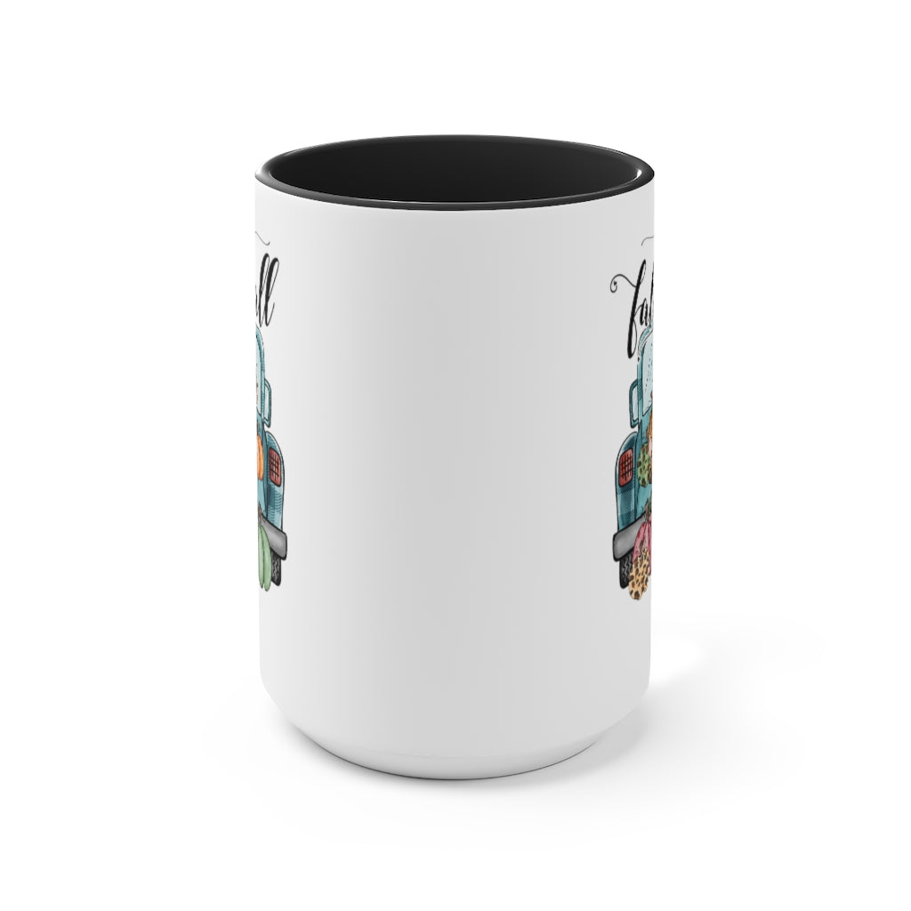 Two-Tone Coffee Mugs, 15oz