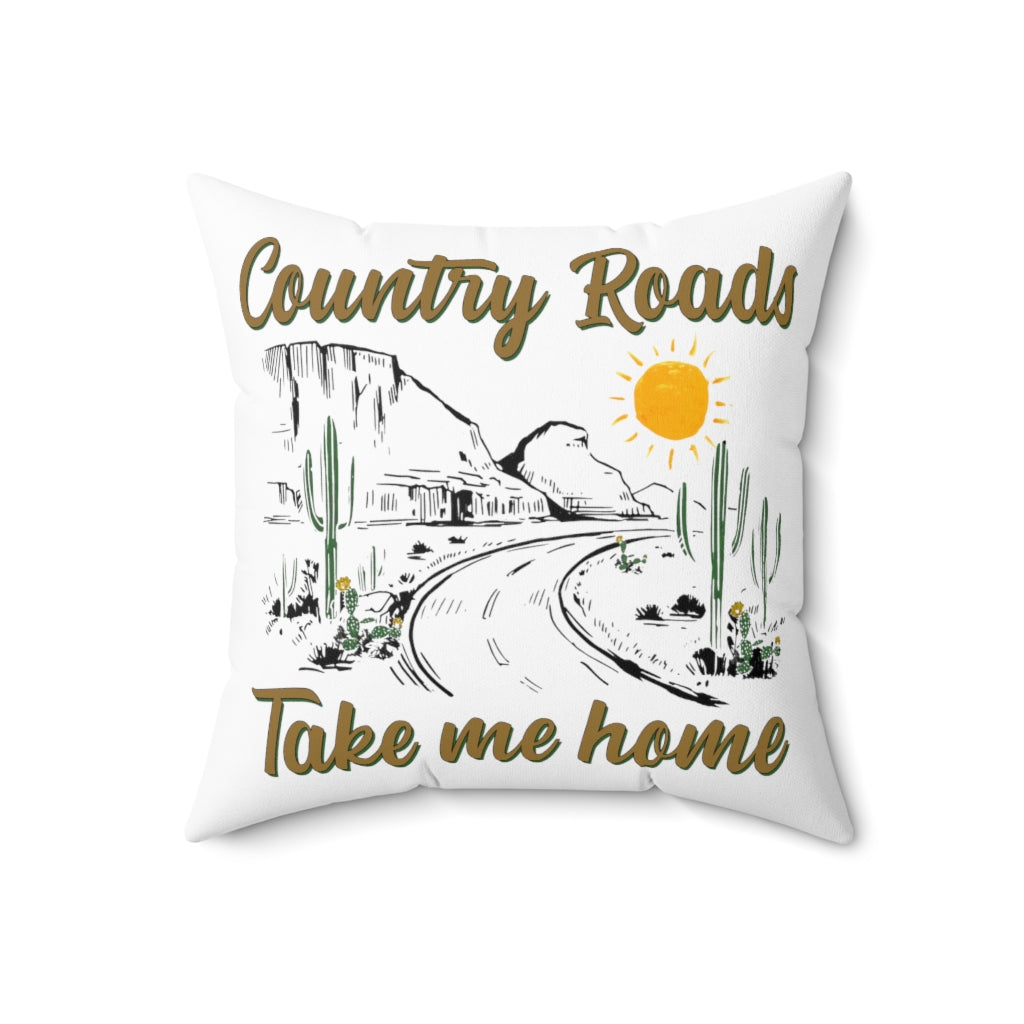 Spun Polyester Square Pillow