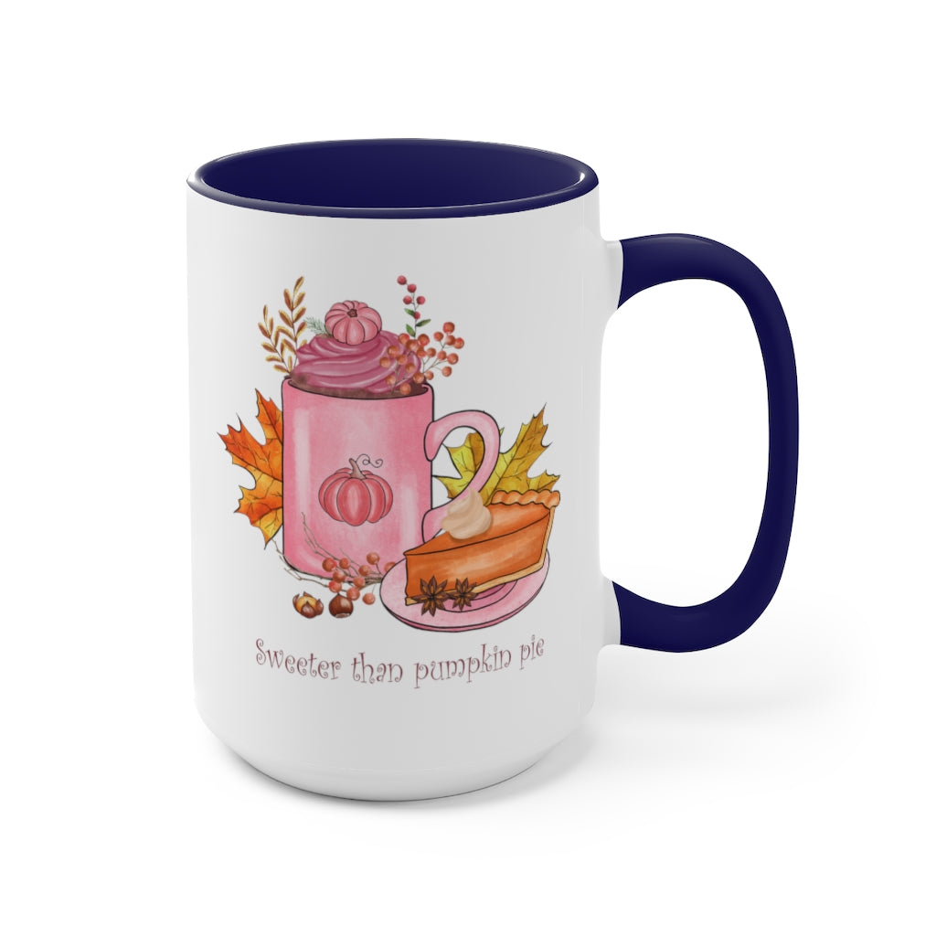 Two-Tone Coffee Mugs, 15oz