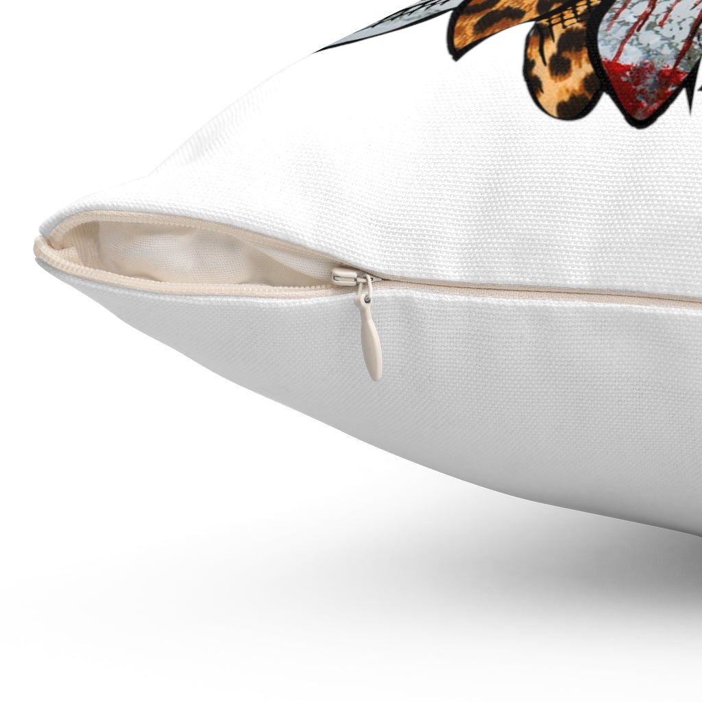 Spun Polyester Square Pillow