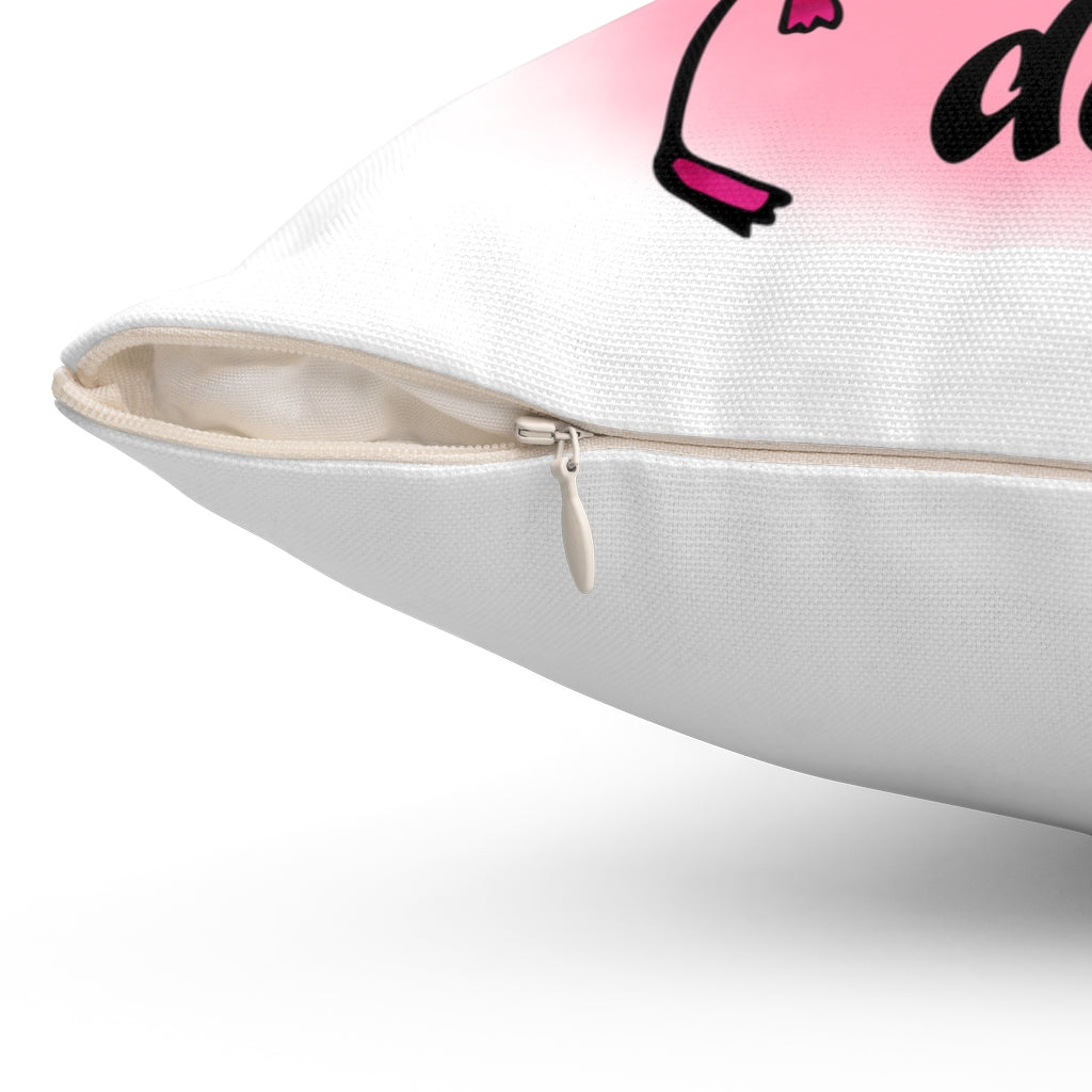 Spun Polyester Square Pillow