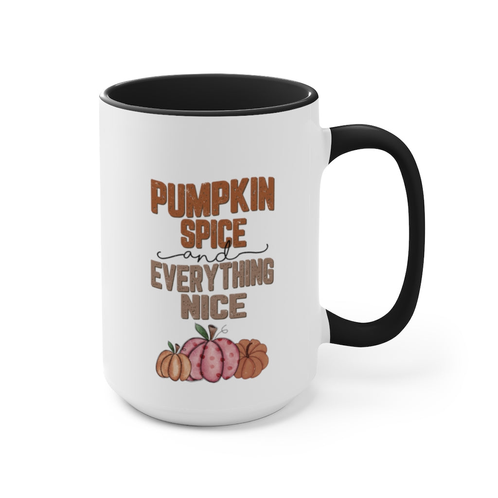 Two-Tone Coffee Mugs, 15oz