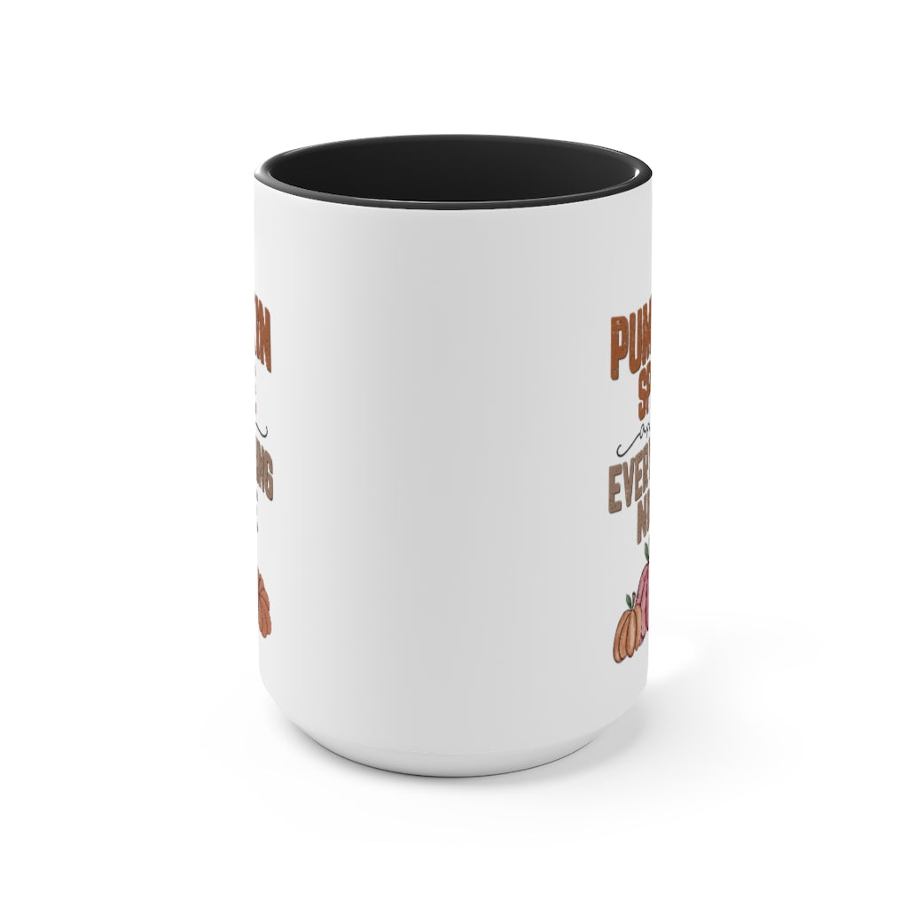 Two-Tone Coffee Mugs, 15oz