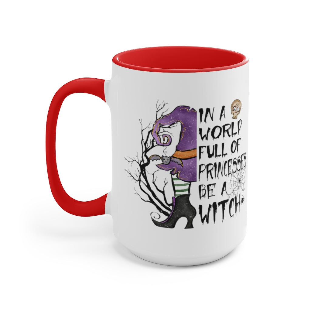 Two-Tone Coffee Mugs, 15oz