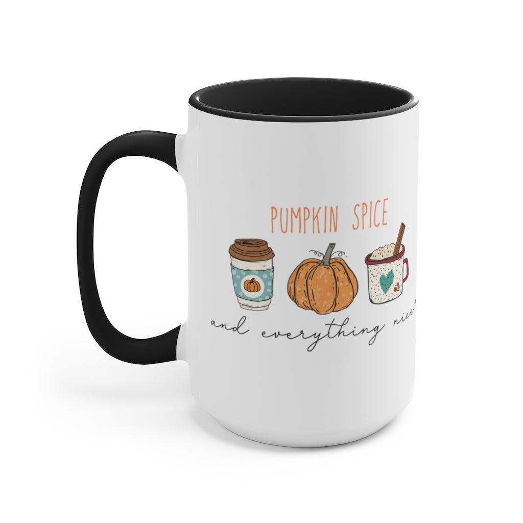 Two-Tone Coffee Mugs, 15oz