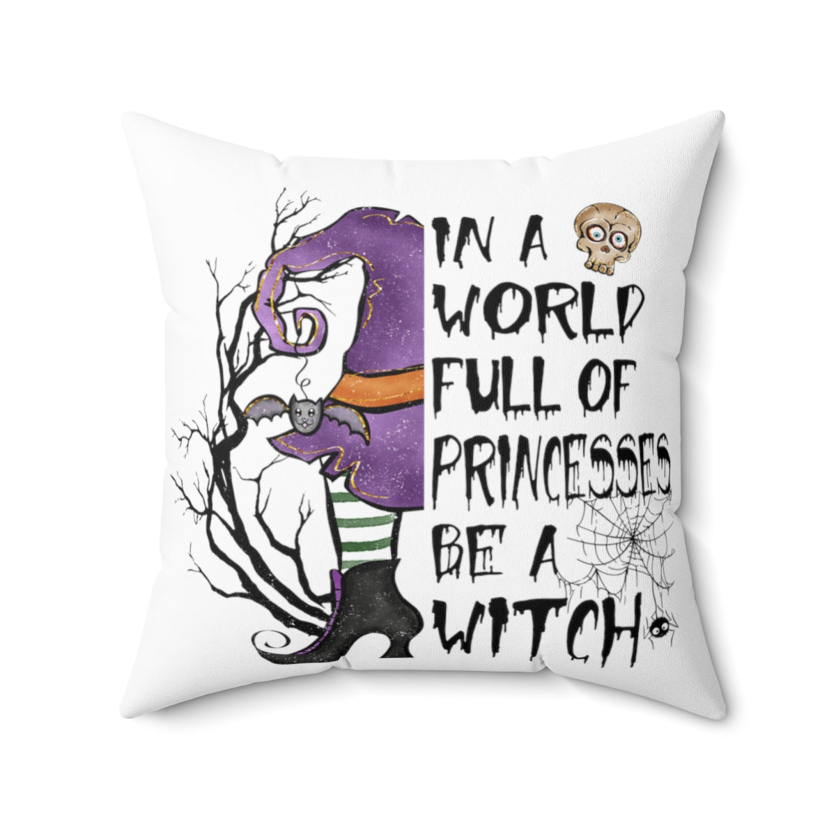 Spun Polyester Square Pillow