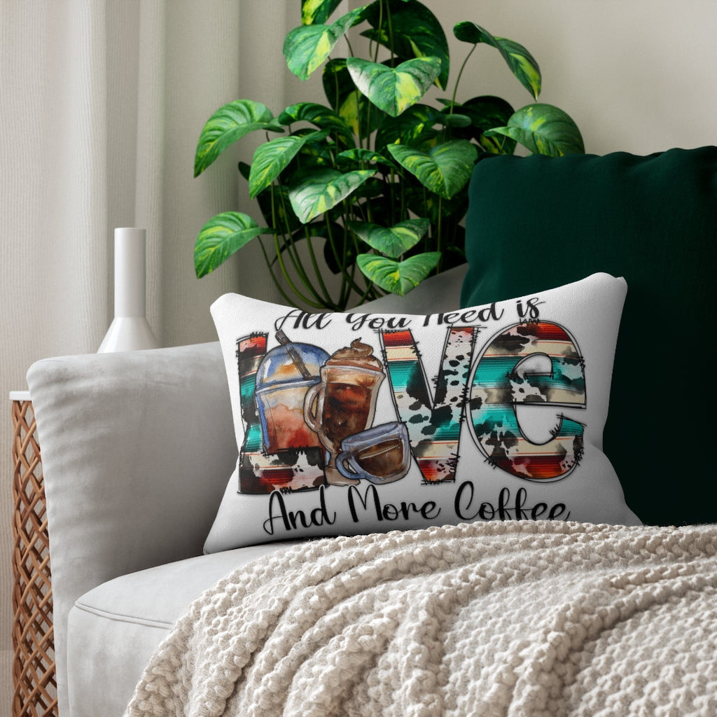 Spun Polyester Lumbar Pillow